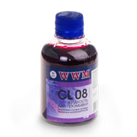 Промывочная жидкость WWM CL-08 для Epson от водорастворимых чернил (200 мл)