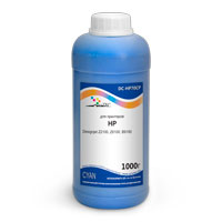 DCTec HP70CP/1000 пигментные чернила Голубые Cyan (1000 мл)