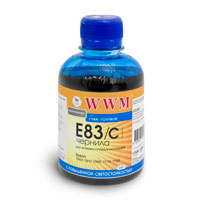 WWM-E83C фоточернила c повышенной светостойкостью Cyan (200 мл)
