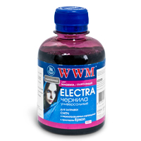 WWM–ELECTRA M/200 водные чернила для принтеров Epson, Brother (Magenta, 200 г)
