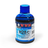 WWM–H28C/200 водные чернила для принтеров Hewlett Packard (Cyan, 200 г)