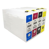 Комплект перезаправляемых картриджей REFILL4-WF8090 для принтеров Epson WF-8090 / WF-8590 series / WF-8010 / WF-8510 XL